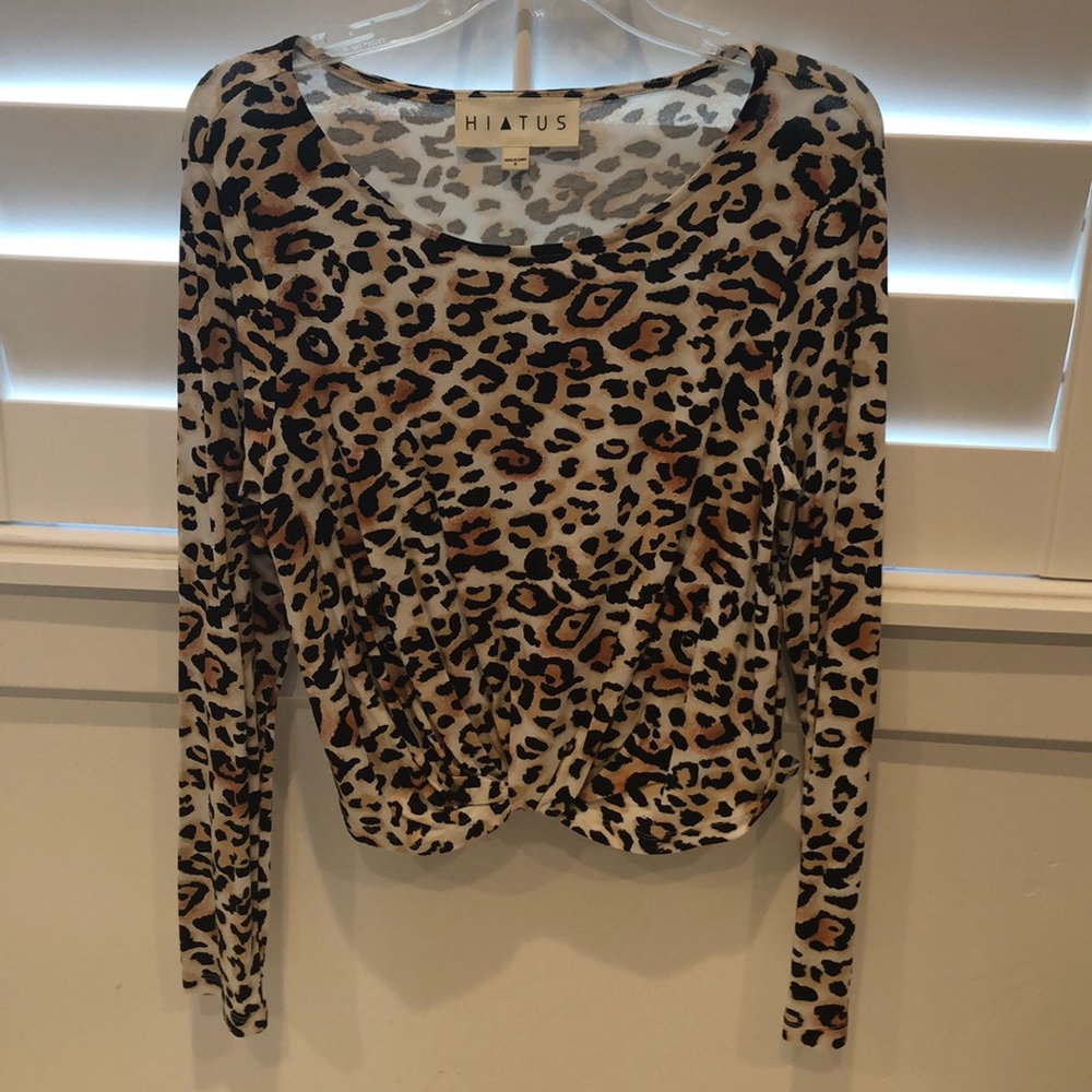 Leopard print blouse